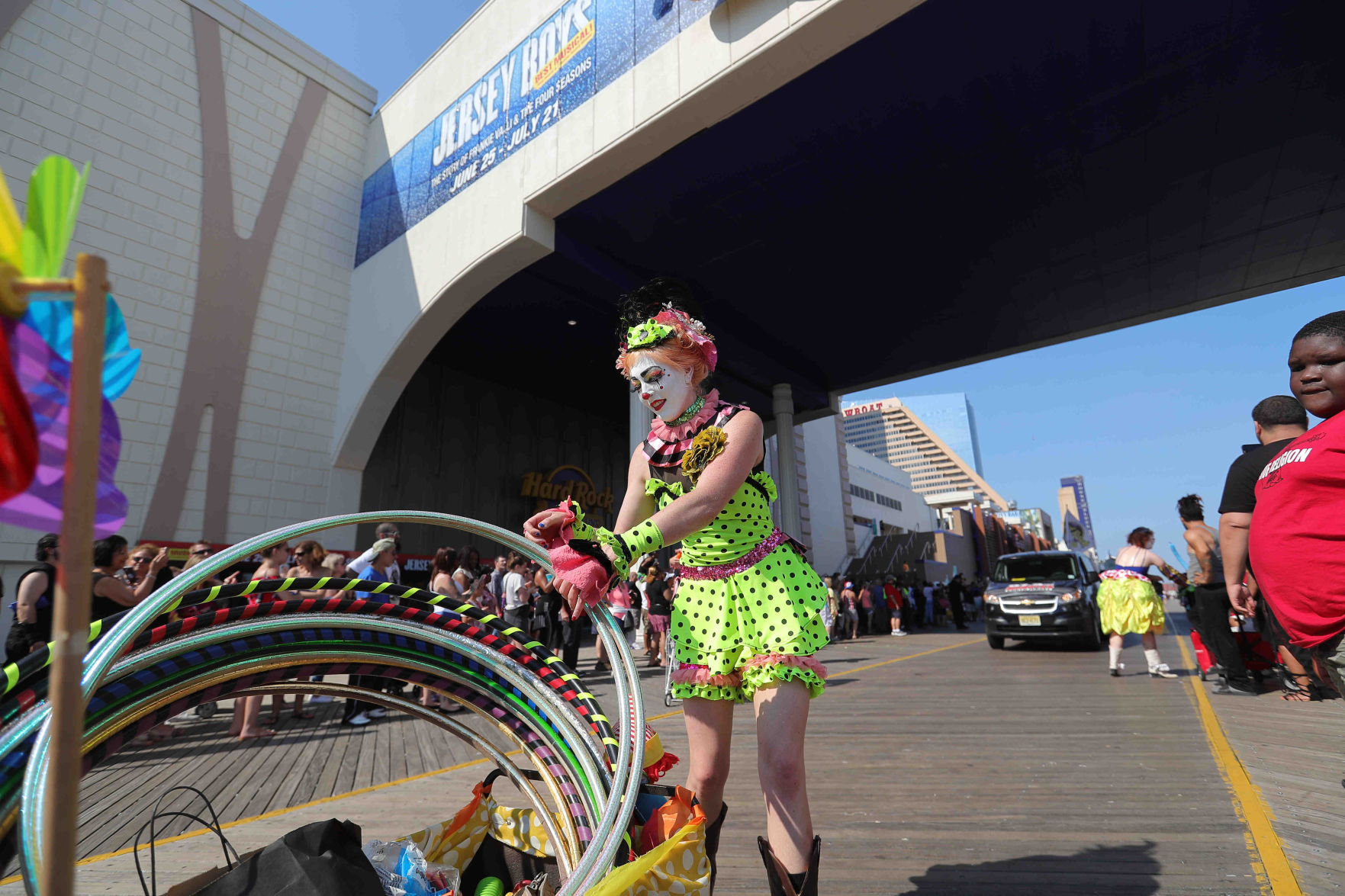 Hard Rock celebrated its one-year anniversary with Boardwalk parade